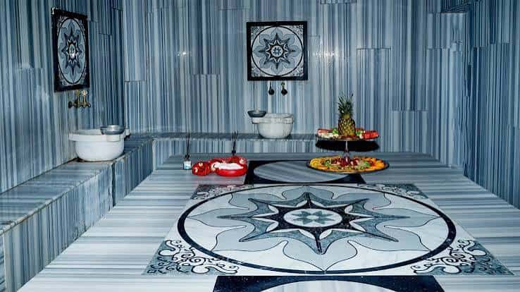 کاشی حمام ترکی انتخابی شیک برای فضای حمام